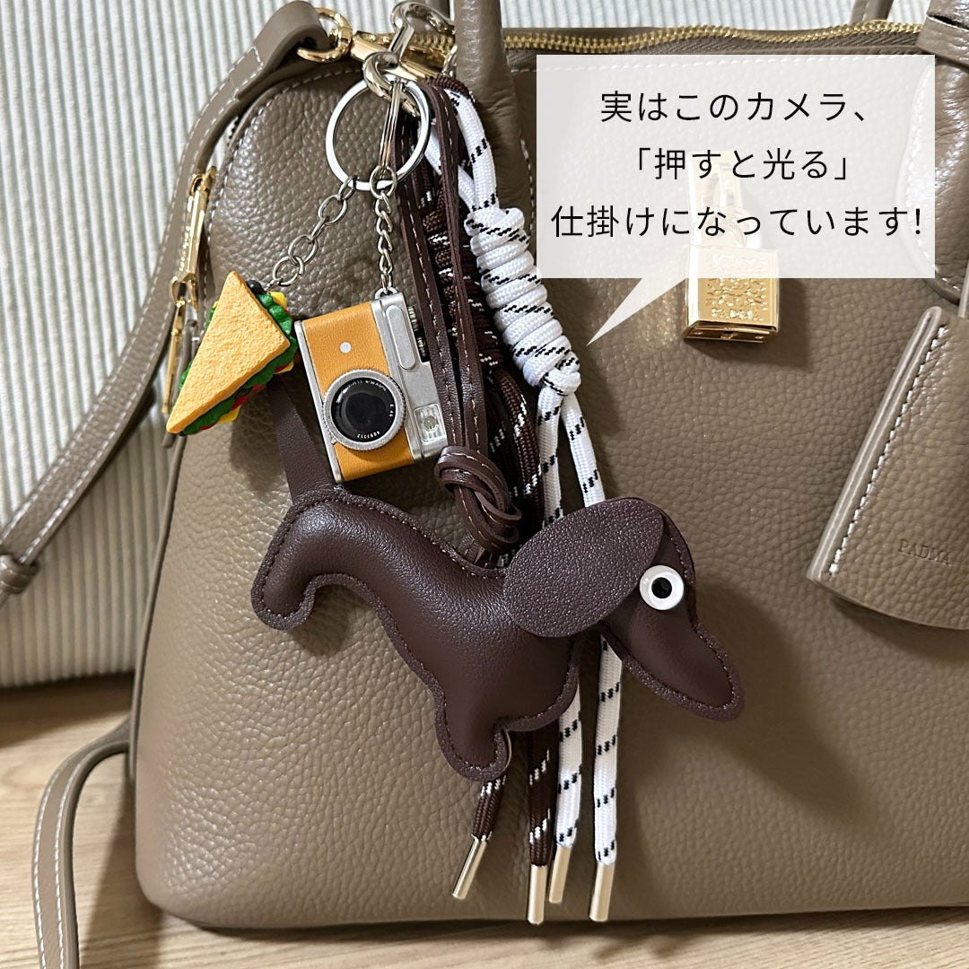 バッグチャーム パラコード&DOGモチーフ