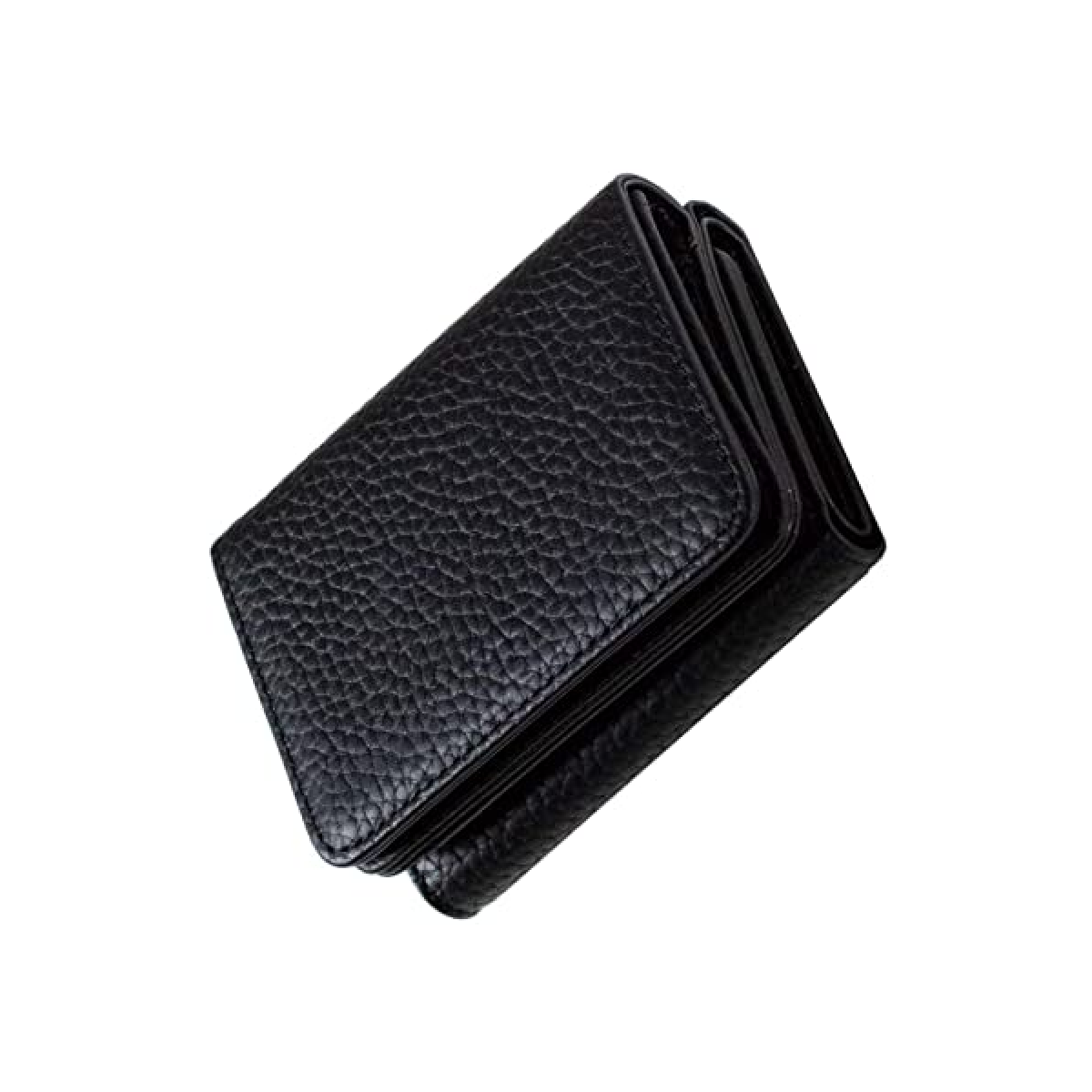 【ブラック在庫限りSALE】三つ折りミニ財布