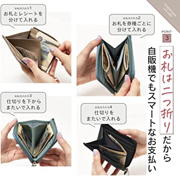 L字ファスナーミニ財布