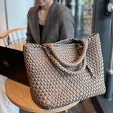 編み込みトートバッグ