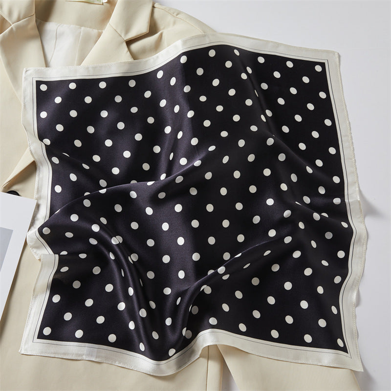 【9月末入荷】バッグスカーフ ミニスカーフ 100%シルク