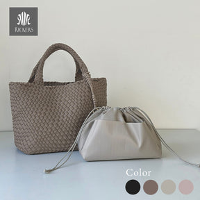 編み込みトートバッグ