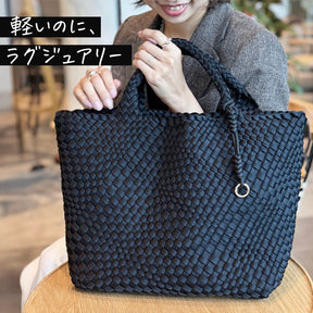編み込みトートバッグ