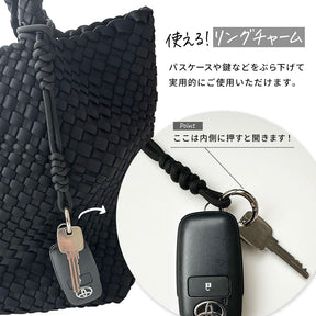 編み込みトートバッグ