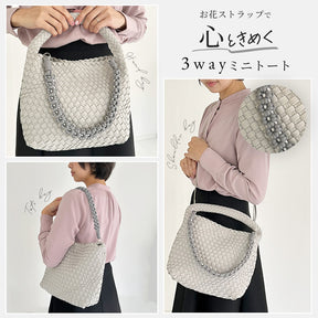 編み込みミニバッグ