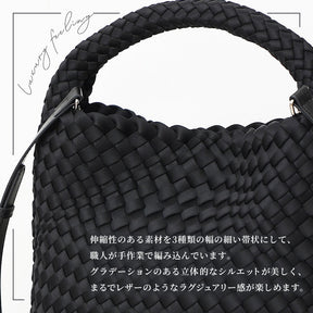 編み込みミニバッグ