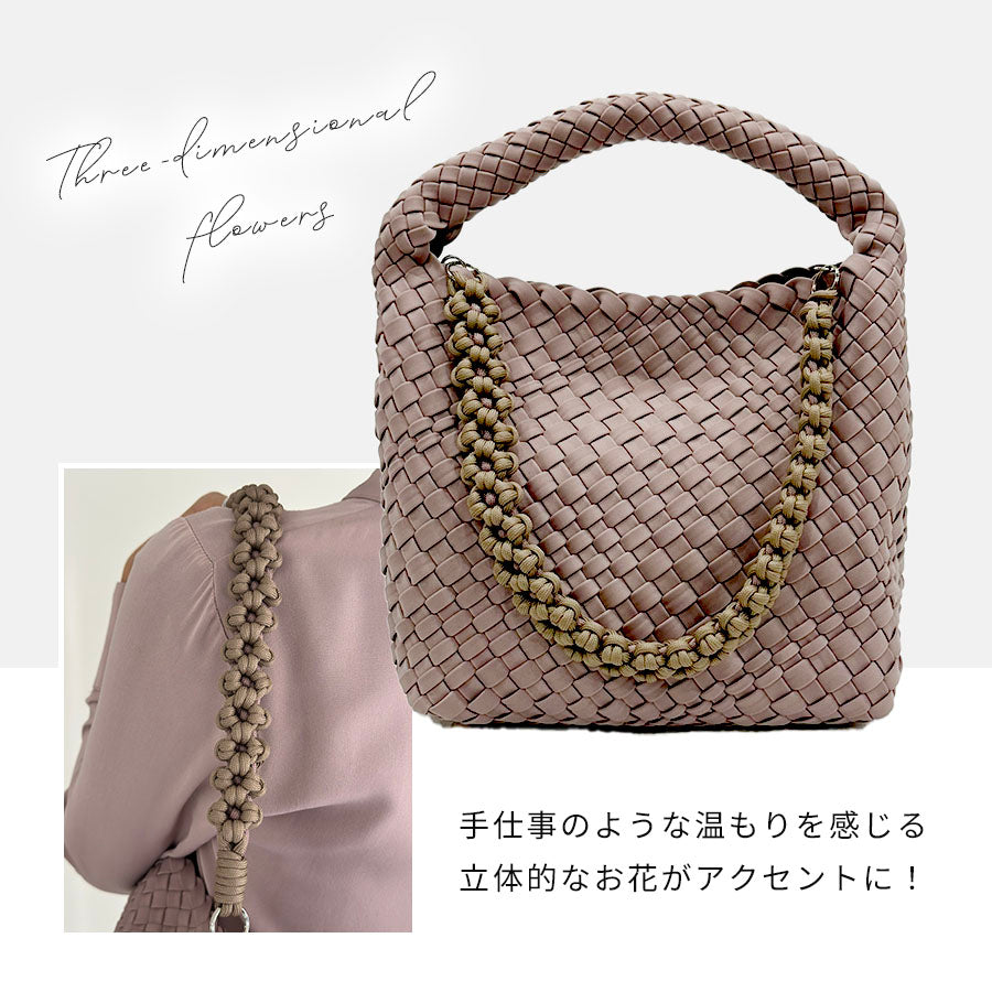 編み込みミニバッグ