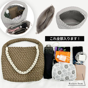 編み込みミニバッグ