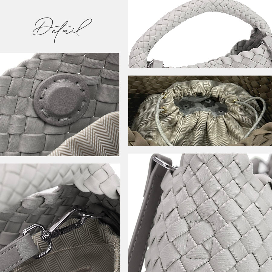 編み込みミニバッグ