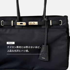 ナイロンレザーコンビ ベルトデザインショルダーバッグPAD-30820B