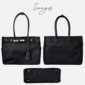 ナイロンレザーコンビ ベルトデザインショルダーバッグPAD-30820B