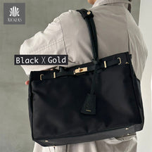 ナイロンレザーコンビ ベルトデザインショルダーバッグPAD-30820B