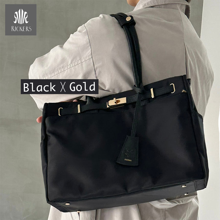 ナイロンレザーコンビ ベルトデザインショルダーバッグPAD-30820B