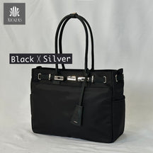 ナイロンレザーコンビ ベルトデザインショルダーバッグPAD-30820B