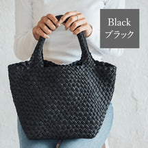 【ご予約受付中】編み込みトートバッグミドルサイズ
