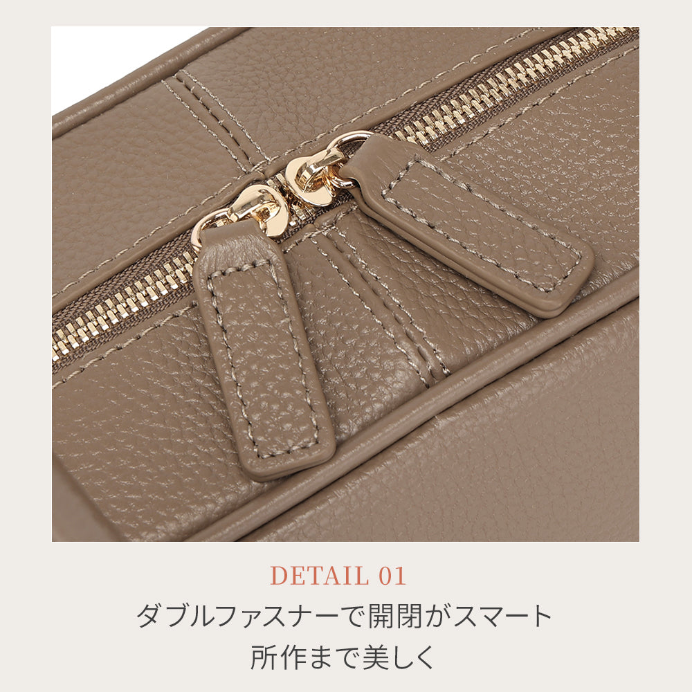 本革ロングハンドルボストンバッグ